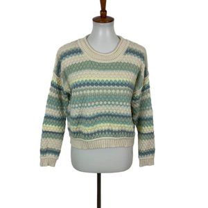 Cloud Chaser Crop Sweater Medium Knit